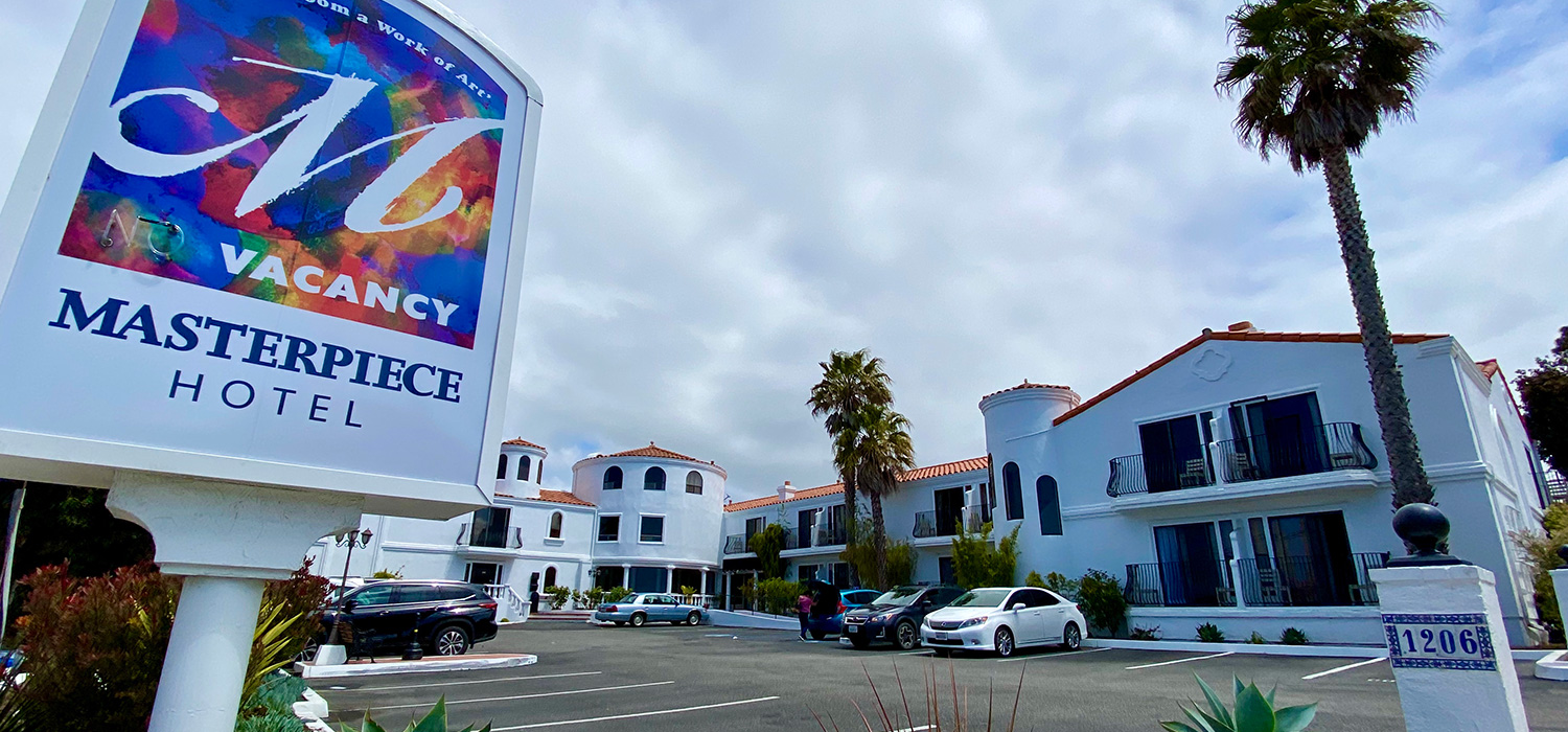 WELCOME TO THE MASTERPIECE HOTEL IN MORRO BAY, CALIFORNIA